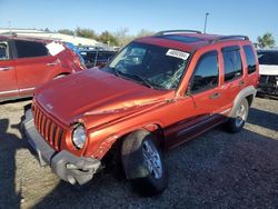 Salvage cars for sale at Sacramento, CA auction: 2002 Jeep Liberty Sport