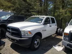 Salvage cars for sale from Copart Waldorf, MD: 2018 Dodge RAM 3500