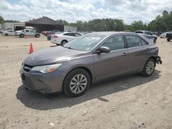 Salvage cars for sale at Greenwell Springs, LA auction: 2017 Toyota Camry LE