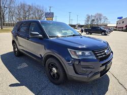 Salvage cars for sale at North Billerica, MA auction: 2017 Ford Explorer Police Interceptor