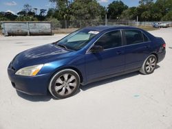 Salvage cars for sale from Copart Fort Pierce, FL: 2003 Honda Accord EX