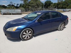 Salvage cars for sale at auction: 2003 Honda Accord EX