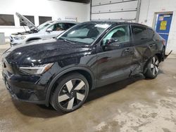Salvage cars for sale from Copart Blaine, MN: 2022 Volvo C40 P8 Recharge Ultimate