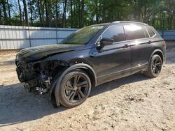 Salvage cars for sale at Austell, GA auction: 2024 Volkswagen Tiguan SE R-LINE Black