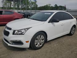 Chevrolet salvage cars for sale: 2015 Chevrolet Cruze LS