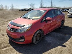 Salvage cars for sale at Montreal Est, QC auction: 2013 KIA Rio LX