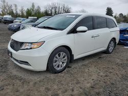 Salvage cars for sale from Copart Portland, OR: 2014 Honda Odyssey EXL
