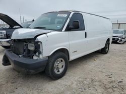 Salvage cars for sale from Copart Haslet, TX: 2004 Chevrolet Express G3500