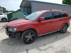 Salvage cars for sale at Midway, FL auction: 2017 Dodge Journey Crossroad