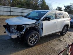 Salvage cars for sale at Hampton, VA auction: 2019 Toyota Highlander SE