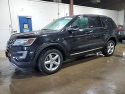Salvage cars for sale from Copart Blaine, MN: 2016 Ford Explorer XLT