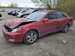 Salvage cars for sale at Arlington, WA auction: 2003 Toyota Camry LE