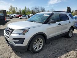 Salvage cars for sale from Copart Portland, OR: 2017 Ford Explorer