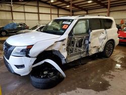 Salvage cars for sale at Pennsburg, PA auction: 2021 Nissan Armada SL