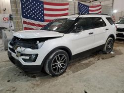 Salvage cars for sale at Columbia, MO auction: 2016 Ford Explorer Sport