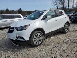 Salvage cars for sale from Copart Candia, NH: 2017 Buick Encore Preferred