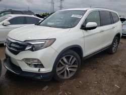 Salvage cars for sale at Elgin, IL auction: 2017 Honda Pilot Touring