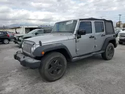 Salvage cars for sale at Sun Valley, CA auction: 2018 Jeep Wrangler Unlimited Sport