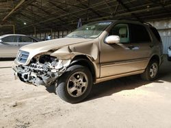 Mercedes-Benz ML 320 salvage cars for sale: 2002 Mercedes-Benz ML 320