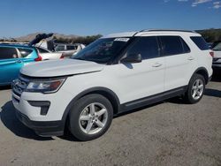 Salvage cars for sale at Las Vegas, NV auction: 2018 Ford Explorer XLT