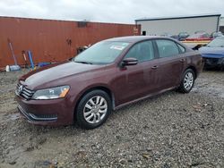 Salvage cars for sale at Hueytown, AL auction: 2013 Volkswagen Passat S