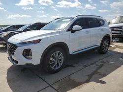Salvage cars for sale at Grand Prairie, TX auction: 2020 Hyundai Santa FE SEL