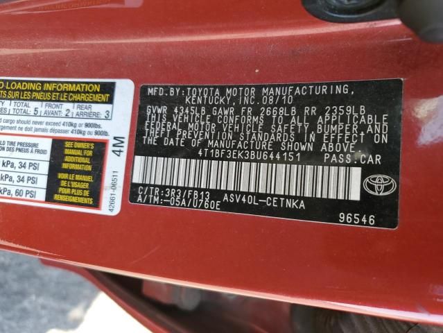 2011 Toyota Camry Base