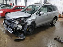 Salvage cars for sale at Ham Lake, MN auction: 2015 Subaru Forester 2.5I Limited