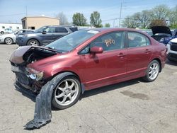 Honda salvage cars for sale: 2009 Honda Civic LX