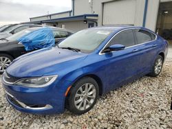 Salvage cars for sale at Wayland, MI auction: 2015 Chrysler 200 C