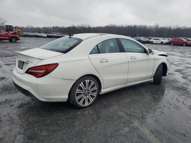 2018 Mercedes-Benz CLA 250 4matic