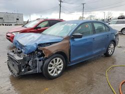 Salvage cars for sale from Copart Chicago Heights, IL: 2015 Volkswagen Jetta SE