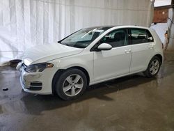 Salvage cars for sale at Ebensburg, PA auction: 2017 Volkswagen Golf S