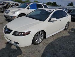 Salvage cars for sale at Sacramento, CA auction: 2005 Acura TSX