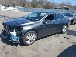 Salvage cars for sale at Assonet, MA auction: 2017 Chevrolet Malibu LT