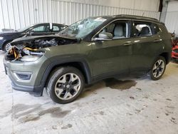 Salvage cars for sale at Franklin, WI auction: 2021 Jeep Compass Limited