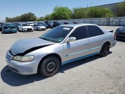 Salvage cars for sale from Copart Las Vegas, NV: 2002 Honda Accord EX
