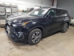 Salvage cars for sale from Copart Elgin, IL: 2022 Toyota Highlander Hybrid XLE