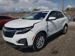 Salvage cars for sale at Homestead, FL auction: 2022 Chevrolet Equinox LT