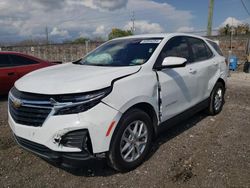 Chevrolet Equinox lt salvage cars for sale: 2022 Chevrolet Equinox LT