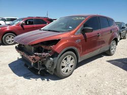 Salvage cars for sale at Temple, TX auction: 2016 Ford Escape S