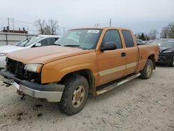 Salvage trucks for sale at Lansing, MI auction: 2004 Chevrolet Silverado K1500