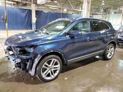 Salvage cars for sale at Woodhaven, MI auction: 2016 Lincoln MKC Reserve