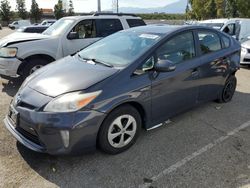 Salvage cars for sale from Copart Rancho Cucamonga, CA: 2013 Toyota Prius
