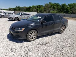 Salvage cars for sale at New Braunfels, TX auction: 2015 Volkswagen Jetta SE