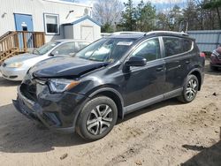Salvage cars for sale at Lyman, ME auction: 2018 Toyota Rav4 LE