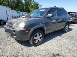Salvage cars for sale from Copart Riverview, FL: 2007 Hyundai Tucson GLS