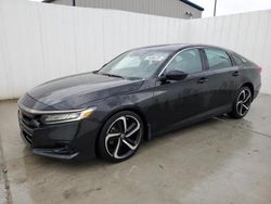 Salvage cars for sale at Ellenwood, GA auction: 2021 Honda Accord Sport
