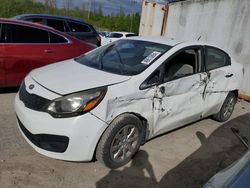 KIA rio salvage cars for sale: 2012 KIA Rio LX