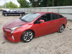 Salvage cars for sale at Midway, FL auction: 2017 Toyota Prius